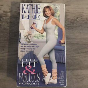 Kathie Lee Feel Fit & Fabulous Workout Vhs